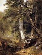 Asher Brown Durand Sketch in the Woods oil on canvas